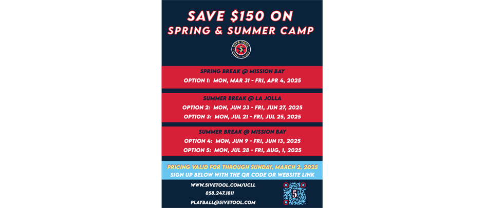 5ive Tool Sports Camps